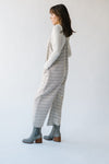 The Biegler Jacquard Knit Overall in Grey