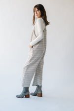 The Biegler Jacquard Knit Overall in Grey