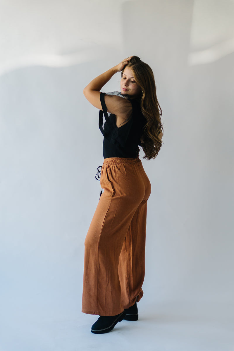 The Scipio Sheer Sleeved Blouse in Black