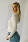 The Pikesville Ribbed Sweater in Ivory