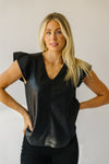 The Hagerstown Ruffle Sleeve Blouse in Black