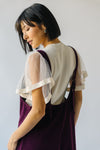Free People: High Roller Cord Jumpsuit in Italian Plum