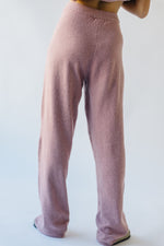 The Richins Knit Sweater Pant in Dusty Pink