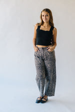 The Javan Barrel Pant in Leopard