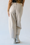 The Bergford High Rise Horseshoe Jean in Ivory