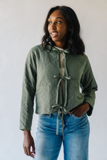 The Bruenger Diamond Quilted Jacket in Green