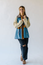 The Hillsboro Barn Jacket in Chambray Multi