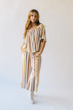 The Landa Striped Blouse in Multi