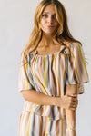 The Landa Striped Blouse in Multi