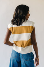 The Fanney Striped Sweater in Ivory + Mocha