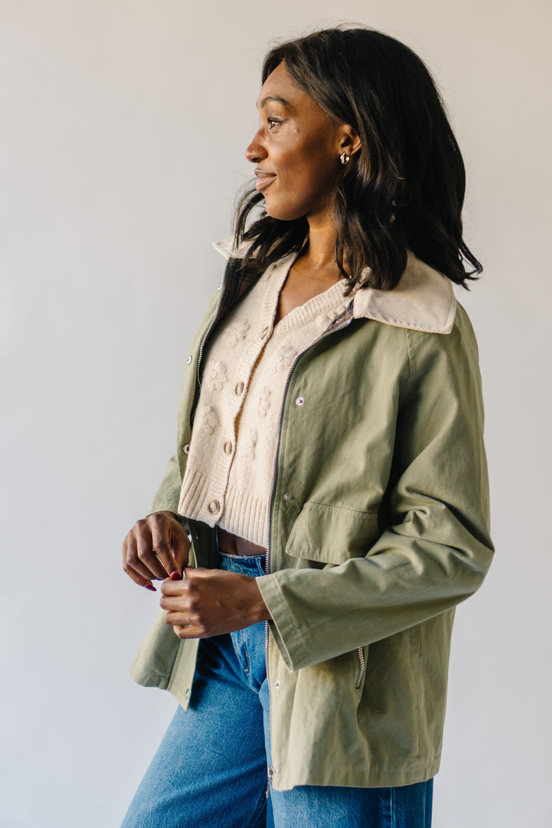 The Hillsboro Barn Jacket in Light Olive