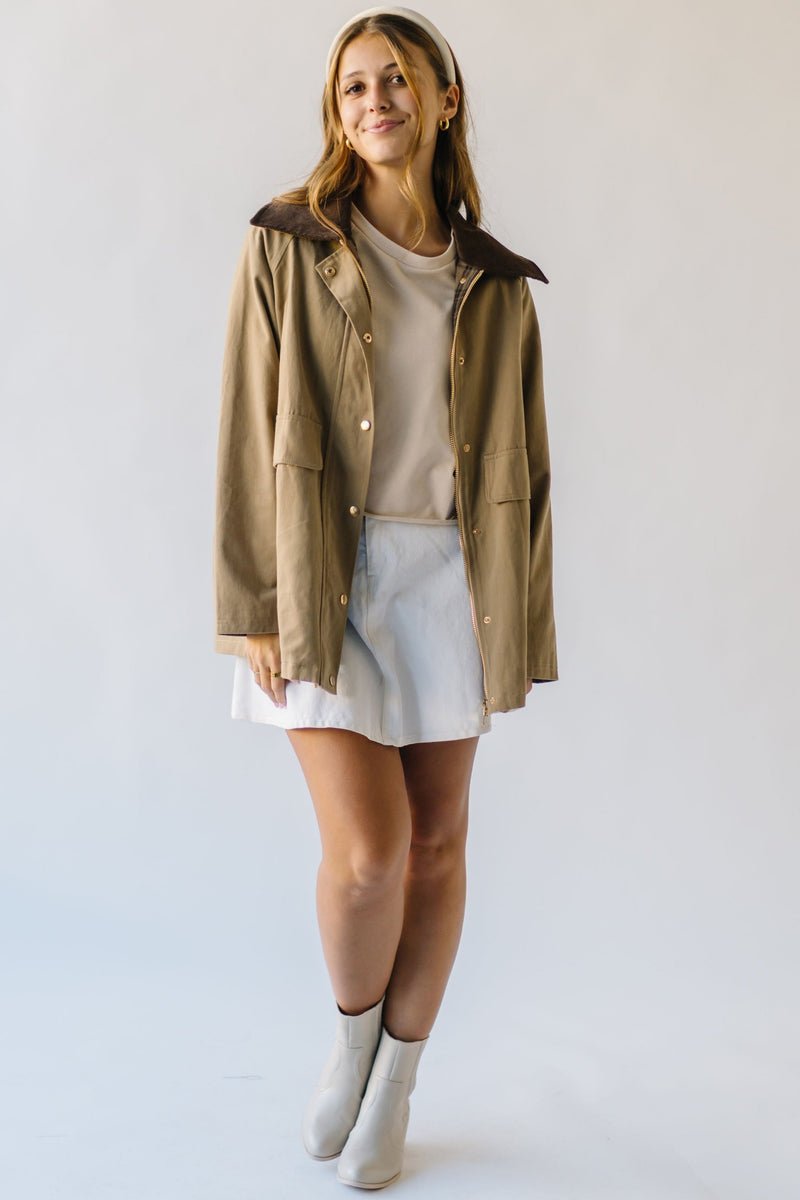 The Hillsboro Barn Jacket in Beige