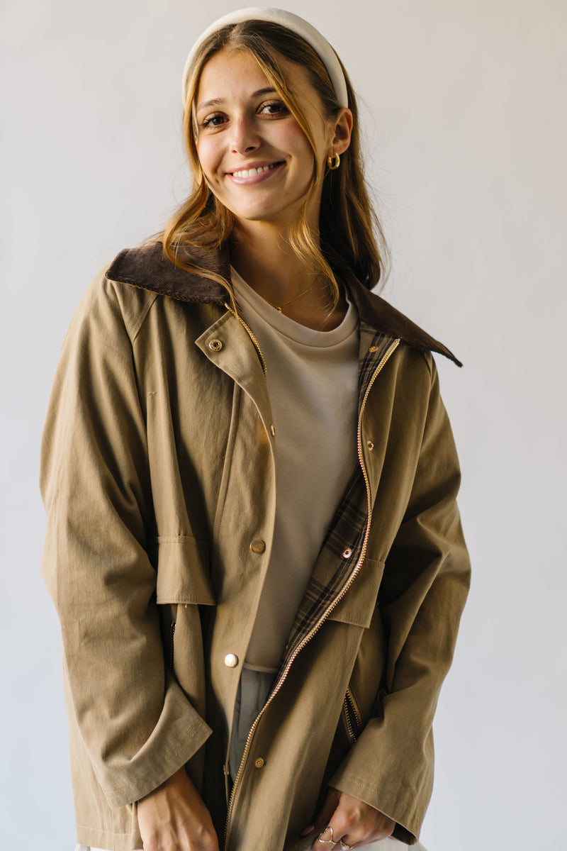 The Hillsboro Barn Jacket in Beige