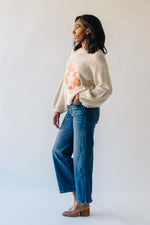 The Rivas Cowboy Boots Sweater in Cream