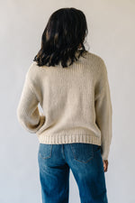 The Rivas Cowboy Boots Sweater in Cream