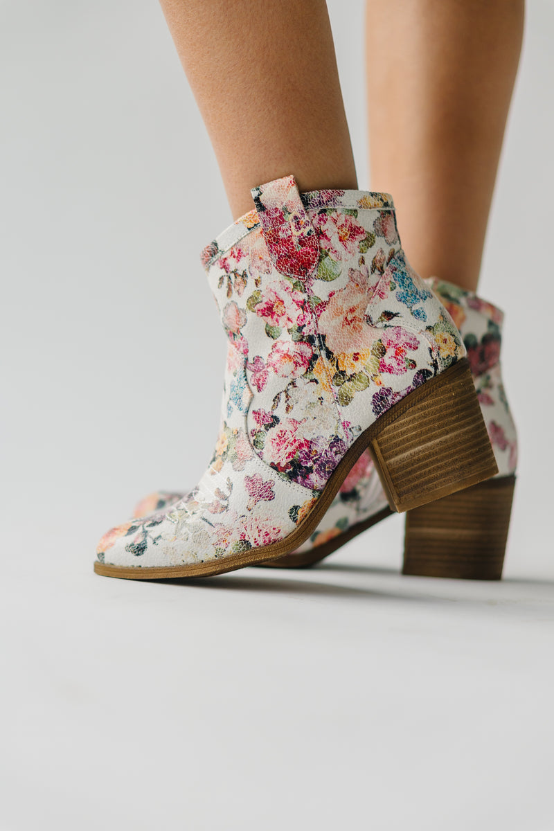 Chinese Laundry: Unite Western Bootie in White Floral