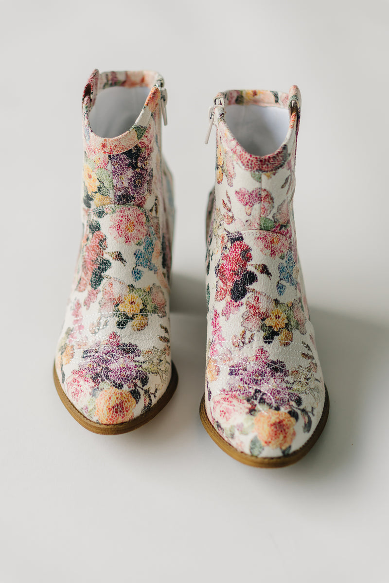 Chinese Laundry: Unite Western Bootie in White Floral