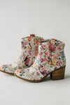 Chinese Laundry: Unite Western Bootie in White Floral