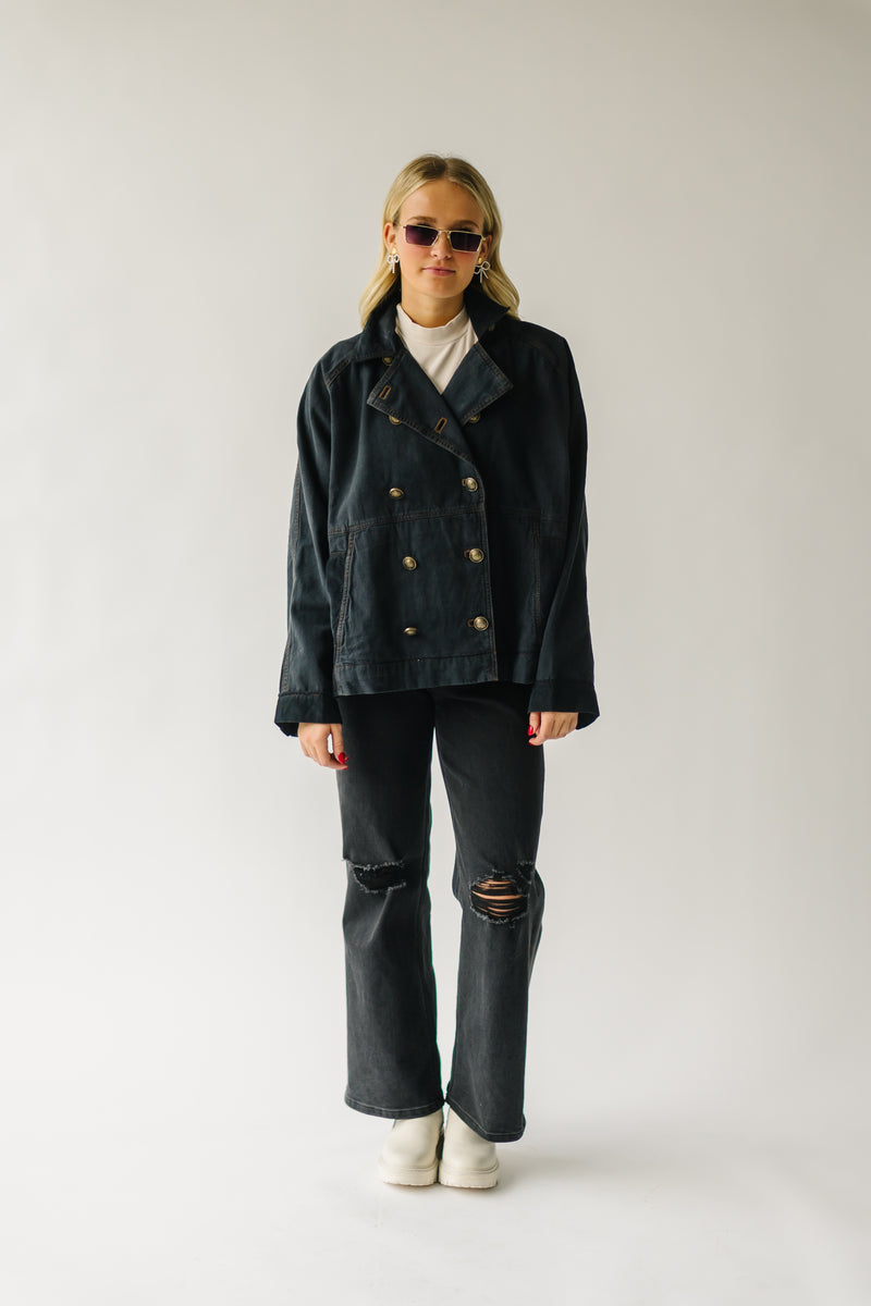 Free People: Viva Surplus Jacket in Black