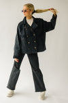 Free People: Viva Surplus Jacket in Black