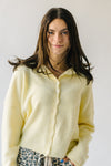 The Riggs Button-Down Sweater in Butter