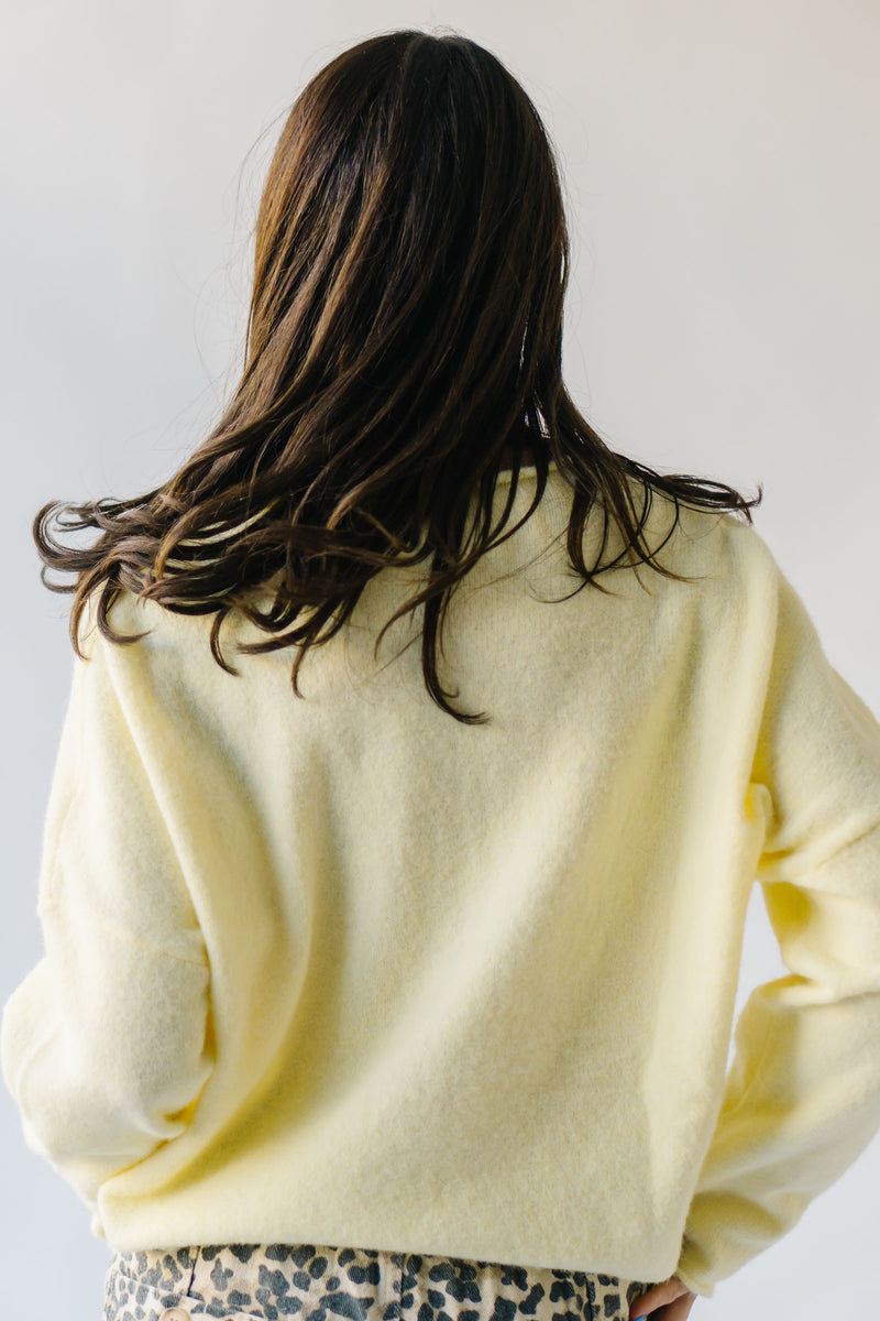 The Riggs Button-Down Sweater in Butter