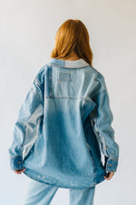 Free People: We The Free Mountain Roads Shirt in Mixed Denim