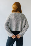 The Saina Two-Tone Sweater in Cream + Black