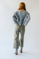 The Boykin Wide Leg Crop Jean in Olive