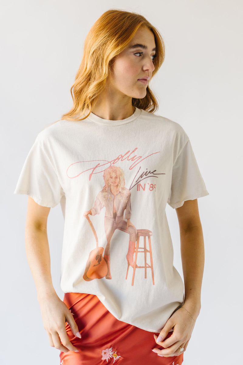 The Dolly Parton Live in '89 Tee in Off White