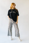 The Hoskins Relaxed Pant in Leopard