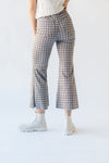 The Whitson Plaid Patterned Pant in Navy Combo