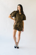 The Galleria Printed Short in Leopard