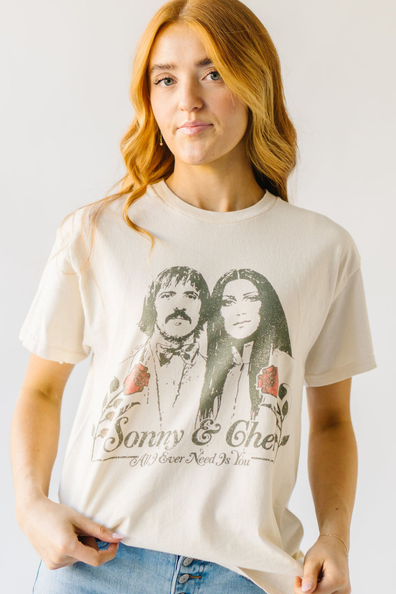 The Sonny & Cher Tee in Off White