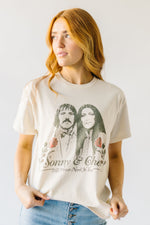 The Sonny & Cher Tee in Off White