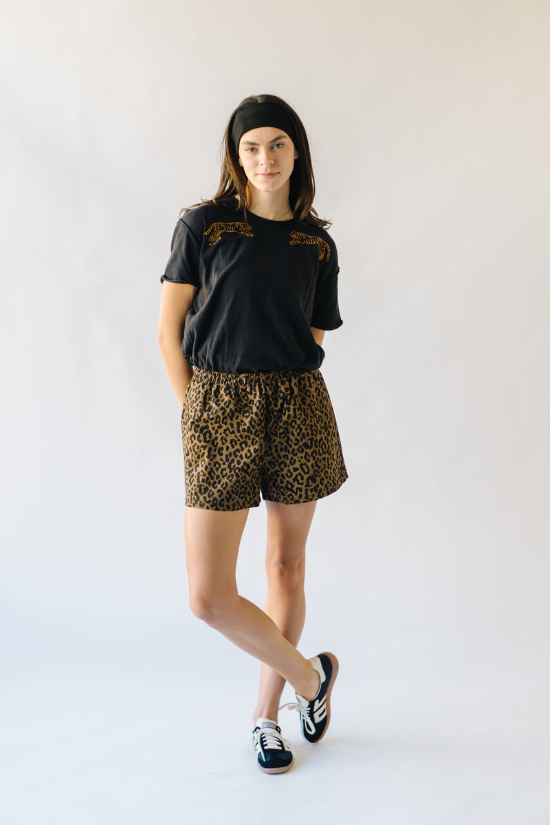 Free People: Horsin' Around Tee in Night Combo Tiger