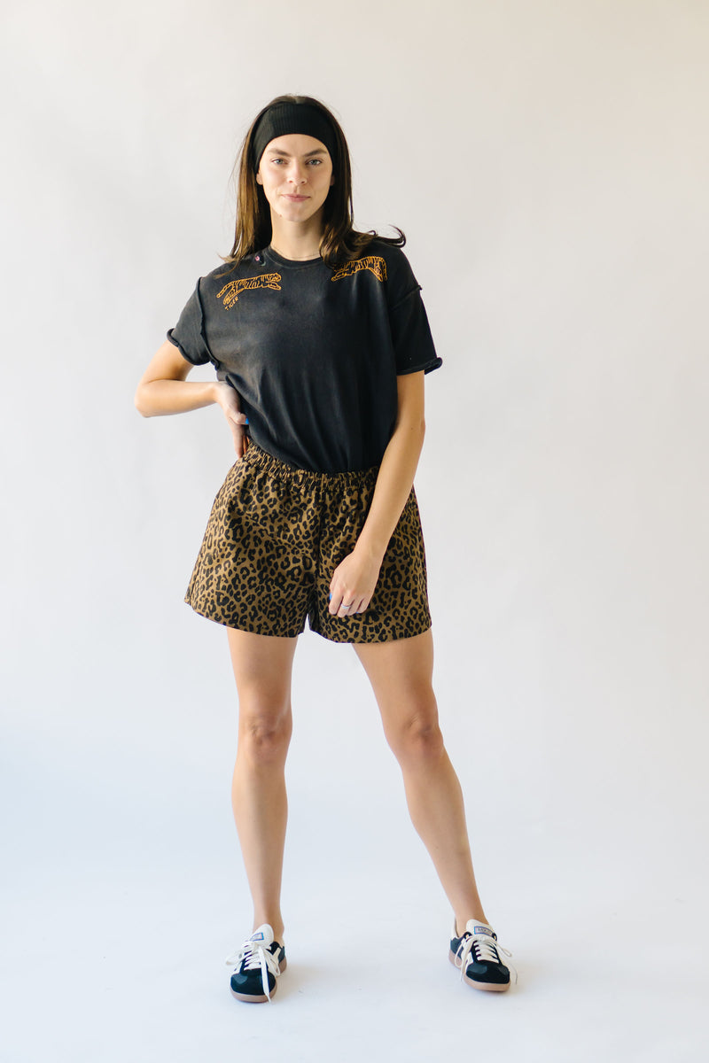 Free People: Horsin' Around Tee in Night Combo Tiger