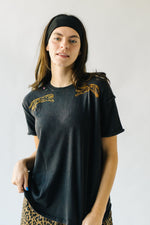 Free People: Horsin' Around Tee in Night Combo Tiger