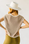 The Lerba Contrast Detail Sweater in Natural