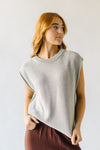 The Hartnell Knit Sweater in Heather Grey