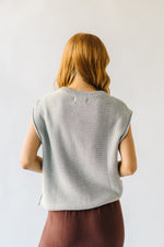 The Hartnell Knit Sweater in Heather Grey