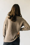 The Falterman Button-Up V-Neck Cardigan in Tan