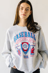 The Baseball Graphic Sweatshirt in Grey