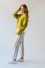 The Riggs Button-Down Sweater in Dijon Yellow