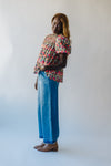 The Groton Floral Blouse in Olive Multi