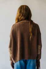The Tonopah Mineral-Washed Cardigan in Chocolate Brown