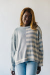 The Milltown Colorblock Sweater in Cloud + Oatmilk