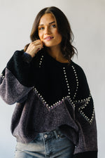 The Crother Beaded Sweater in Black