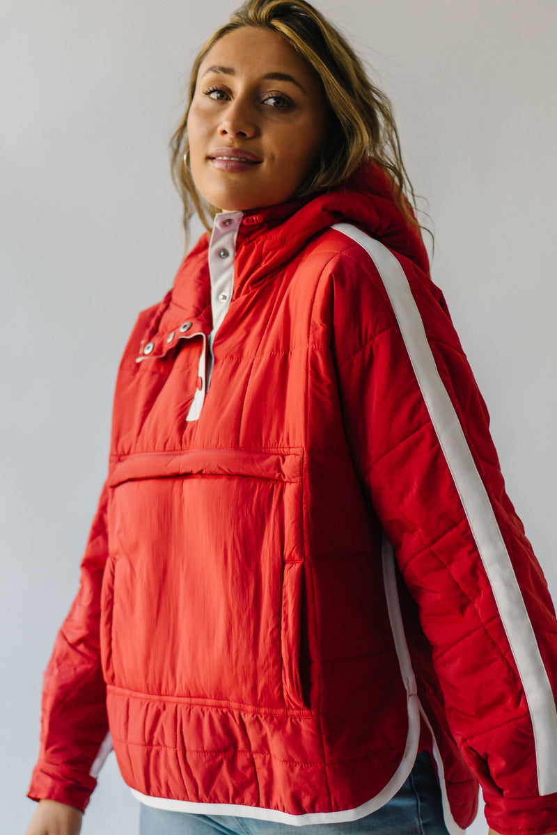 The Willamette Puffer Jacket in Crimson