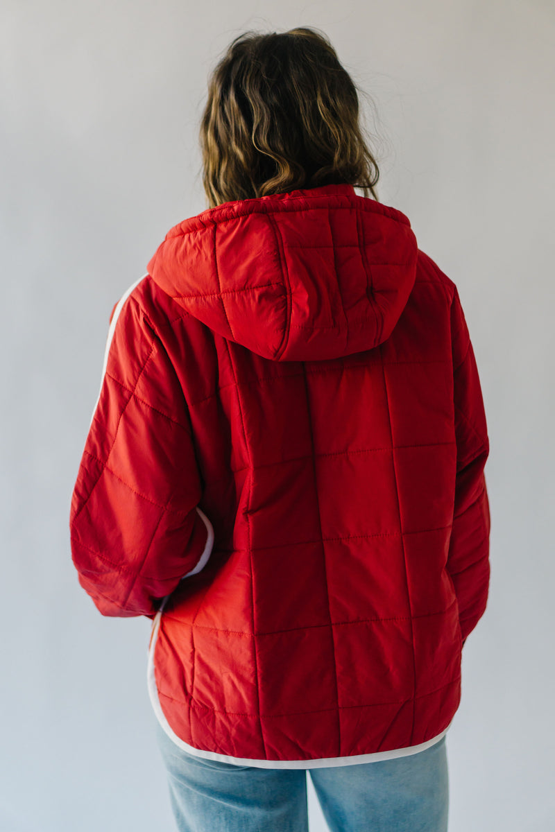 The Willamette Puffer Jacket in Crimson